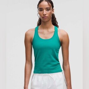 NWT Lululemon Swiftly Tech Racerback Tank Top 2.0 *Waist Length Sonic Teal IN 12